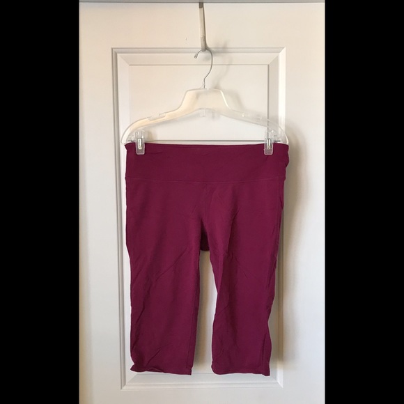 Athleta peddle pusher leggings, XL raspberry - Picture 2 of 7
